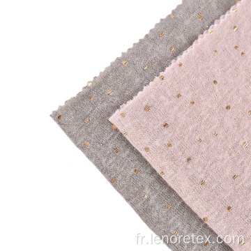 Tissu Hacci de velours de tricot de polyester de rayonne d&#39;impression de feuille